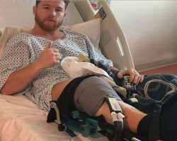 He recently underwent arthroscopic surgery on his right knee.